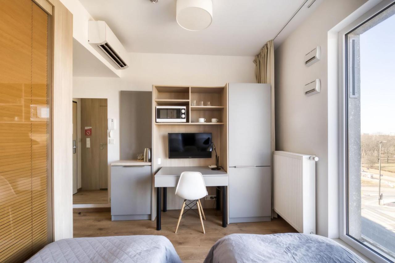 404 Rooms Wolska Apartament Varsó Kültér fotó